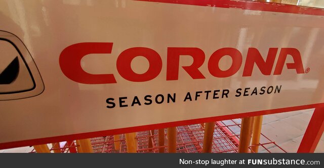 The store had this side of the display facing the wall away from customers