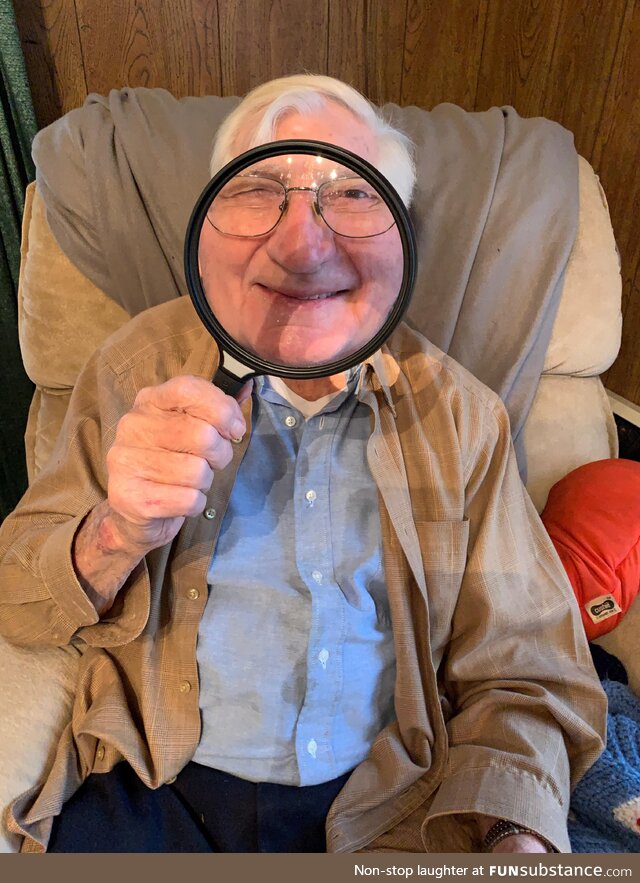 [OC] my grandfather is 88 and still so much fun