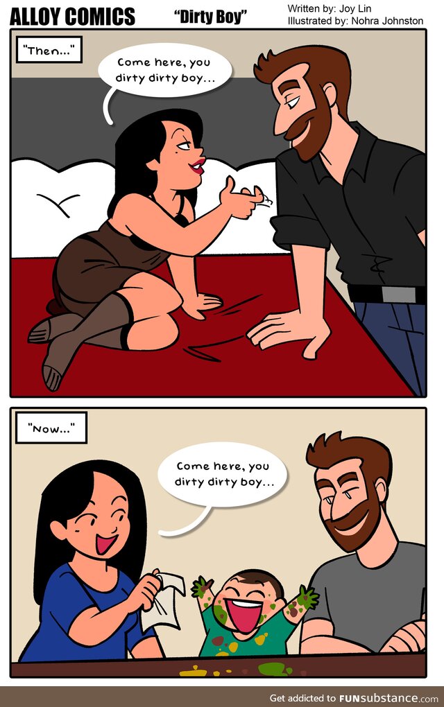 I love my both of my dirty boys!