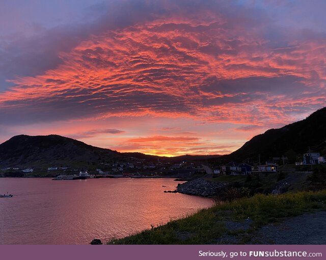Sunrise in Newfoundland