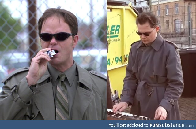 William Maybelline of Lebanon Hanover is Dwight Schrute of The Office