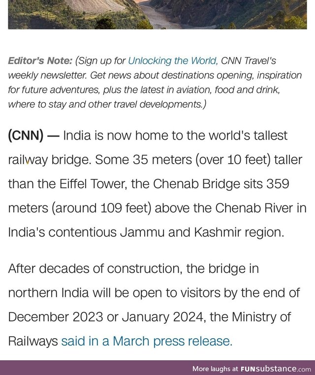 Give me metric, I show you height