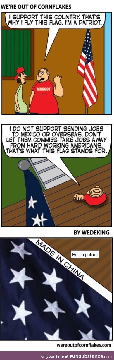 SIGN OF A TRUE PATRIOT