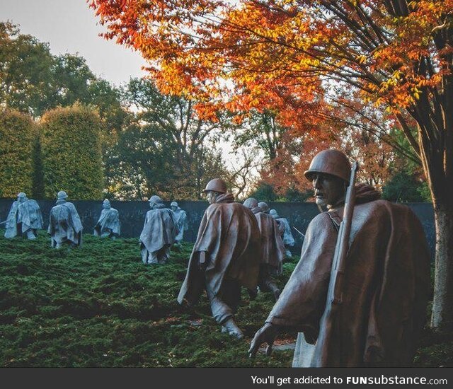 Image of the Korean War Veterans Memorial in Washington, D.C