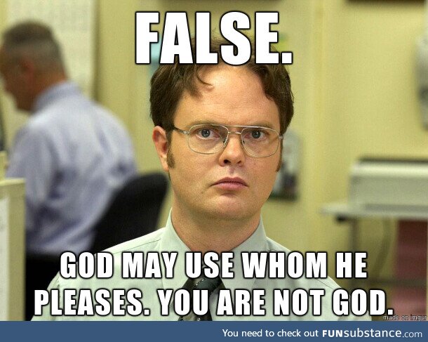 To the "Christians" who vote for corrupt Republicans because it's "God's will" despite