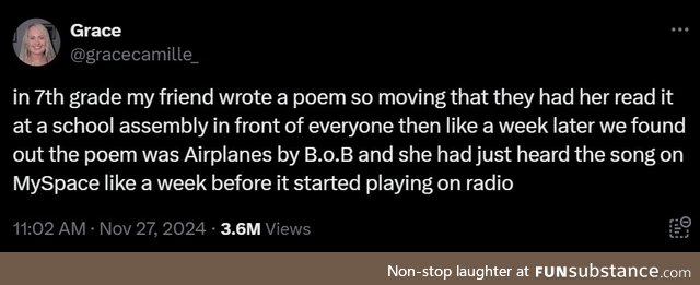 Can we pretend that airplanes in the ***ht sky are like shooting