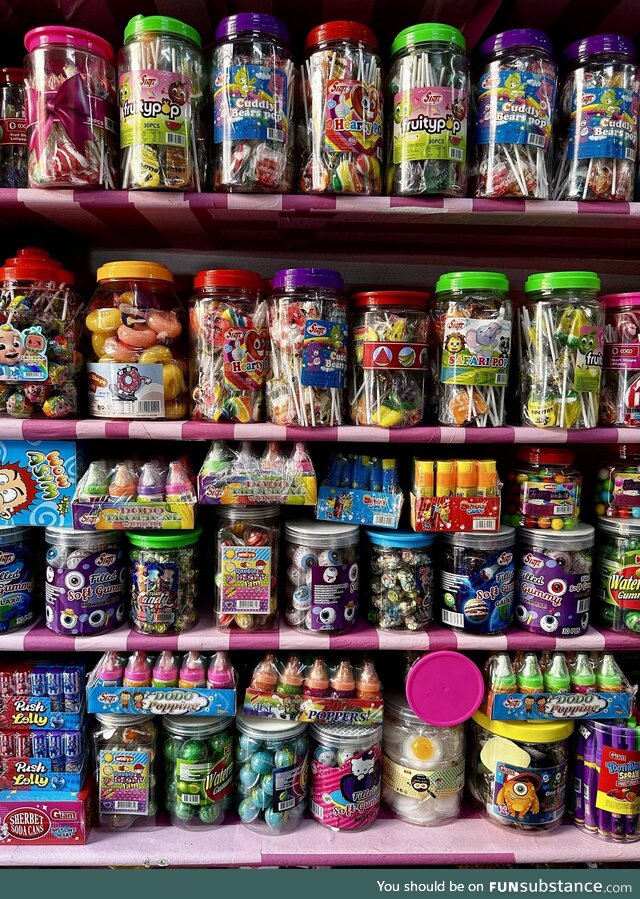 Cheap Colorful Candies in Divisoria, Manila