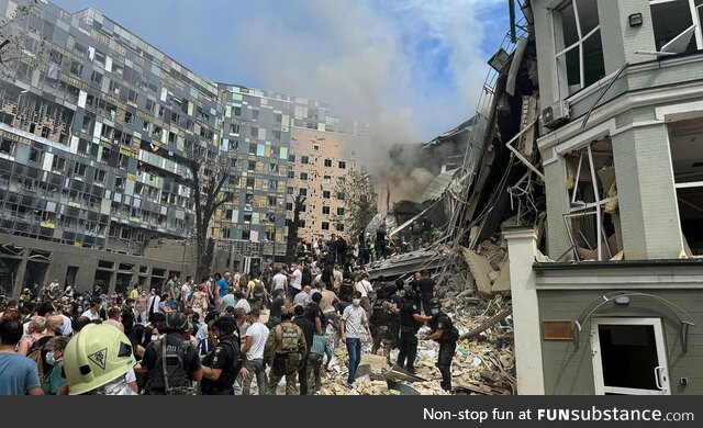 Kiev Children's Hospital after Russian missile strike, 8 July 2024