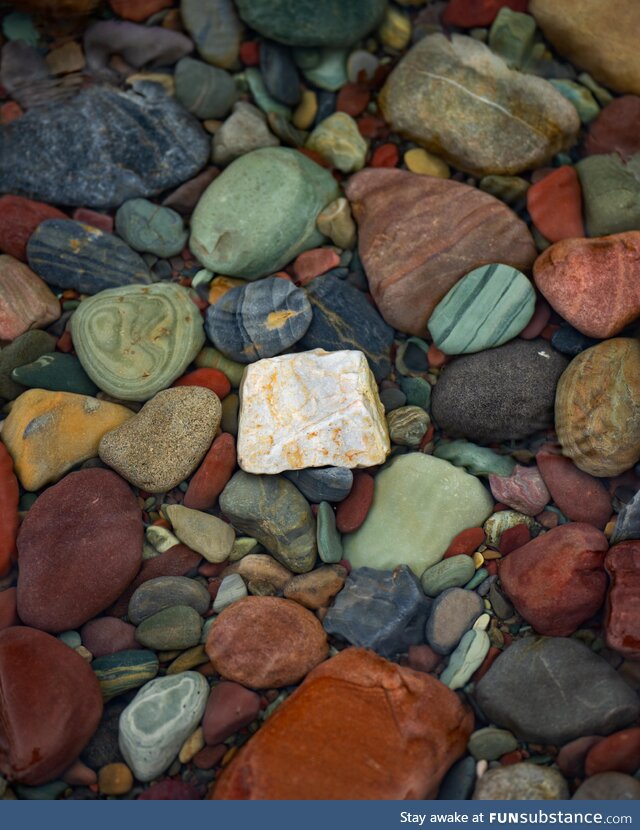 Some rocks in a river (OC)