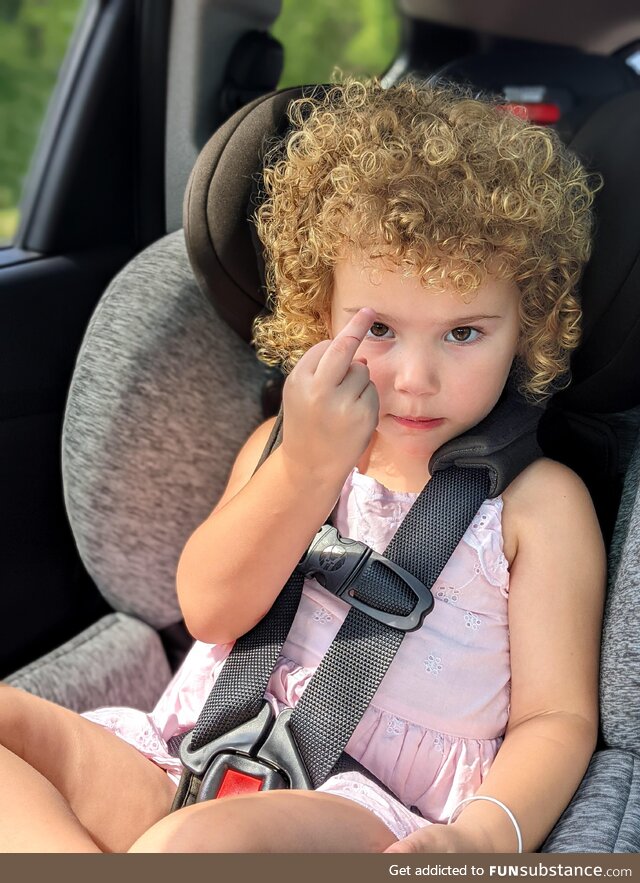 My daughter, showing off her boo-boo from school - very punk rock, Cora