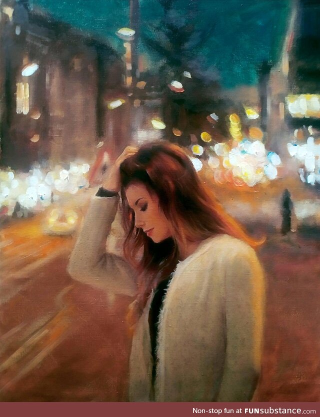 My work. Oil painting 40x50 cm