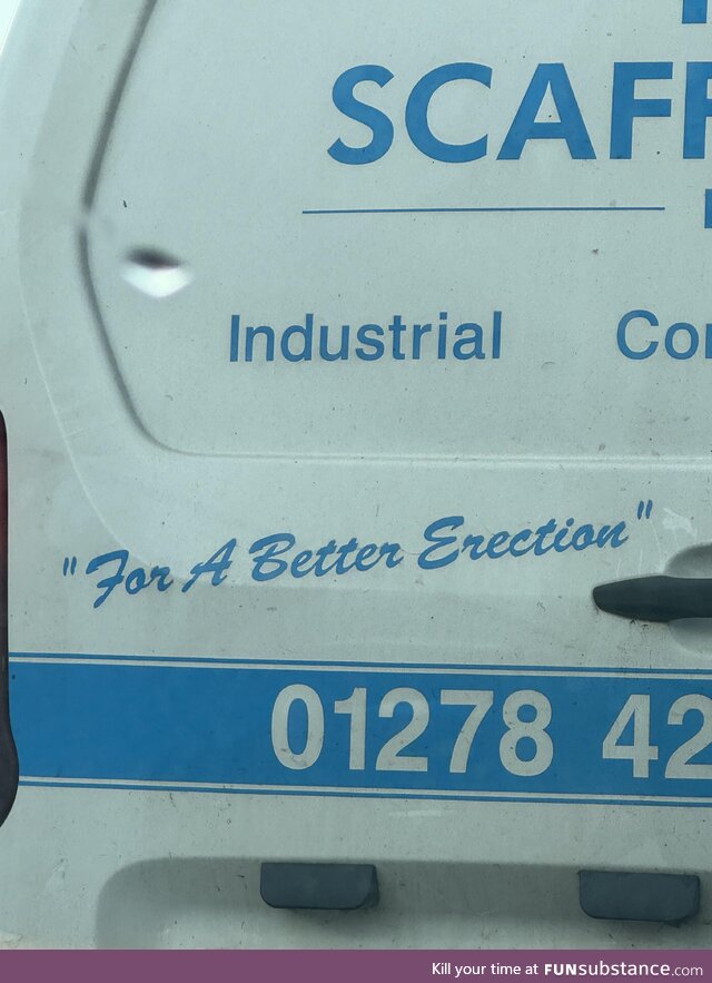 A Scaffolding Company's Motto
