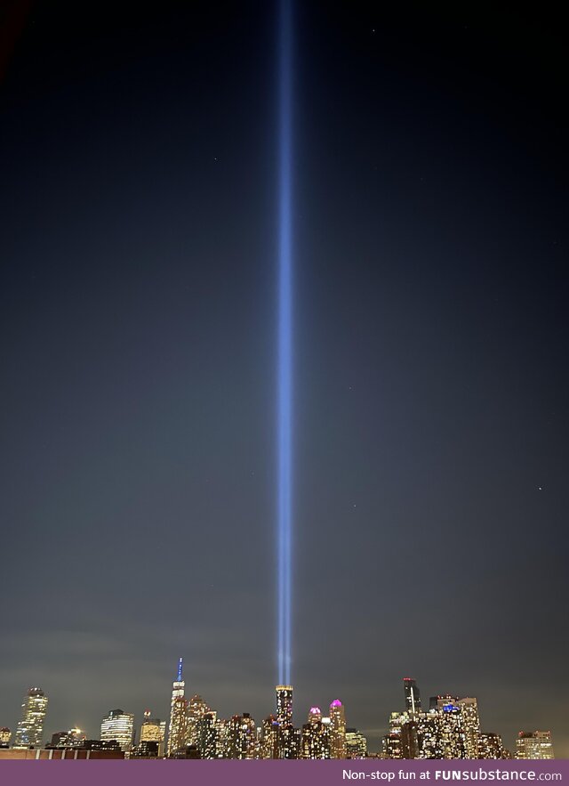 View of NYC on 9/11 2023