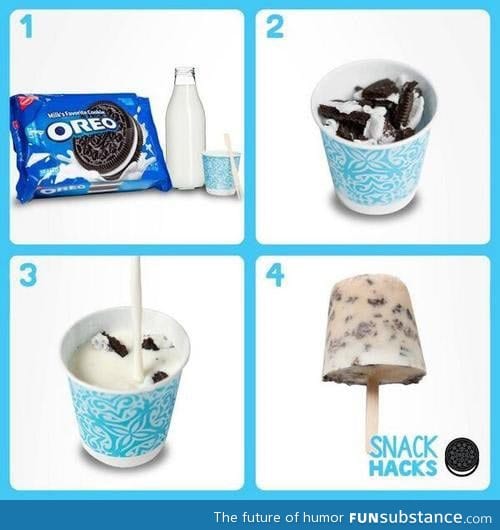 Oreo snack hack