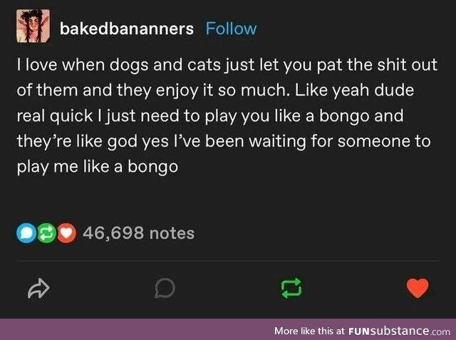 Destroy the furballs with aggressive petting