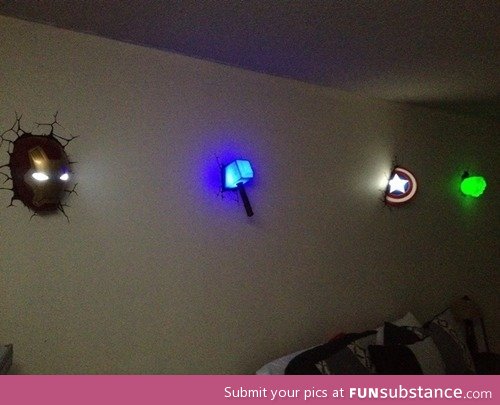 Avengers night lights