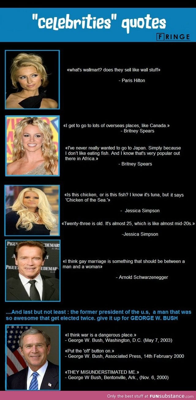 Celebrity quotes