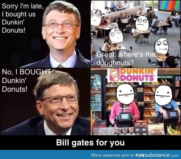 When Bill Gates buys something