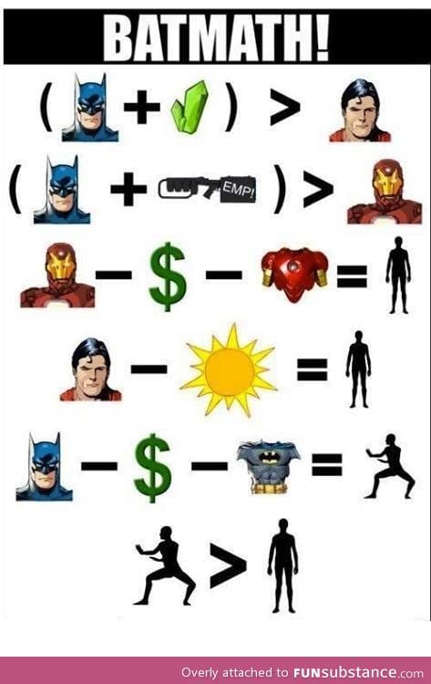 Prove that Batman is the best