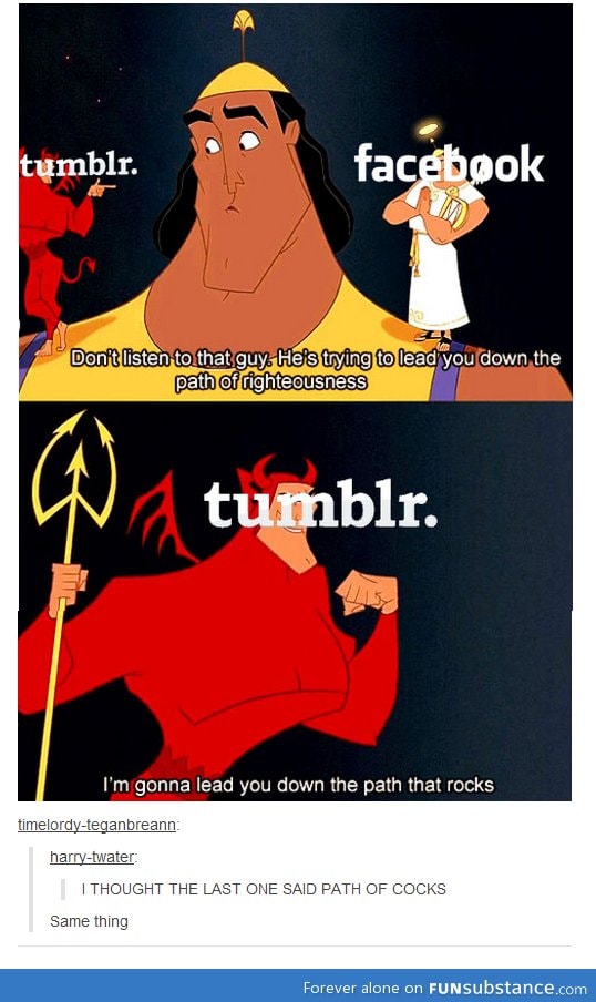 Tumblr vs Facebook