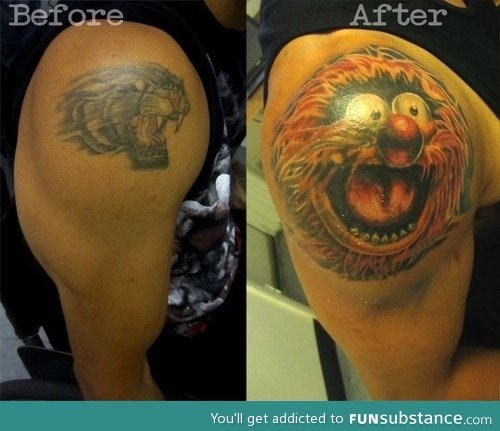 Best tattoo coverup ever