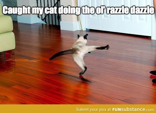 The ol’ razzle dazzle