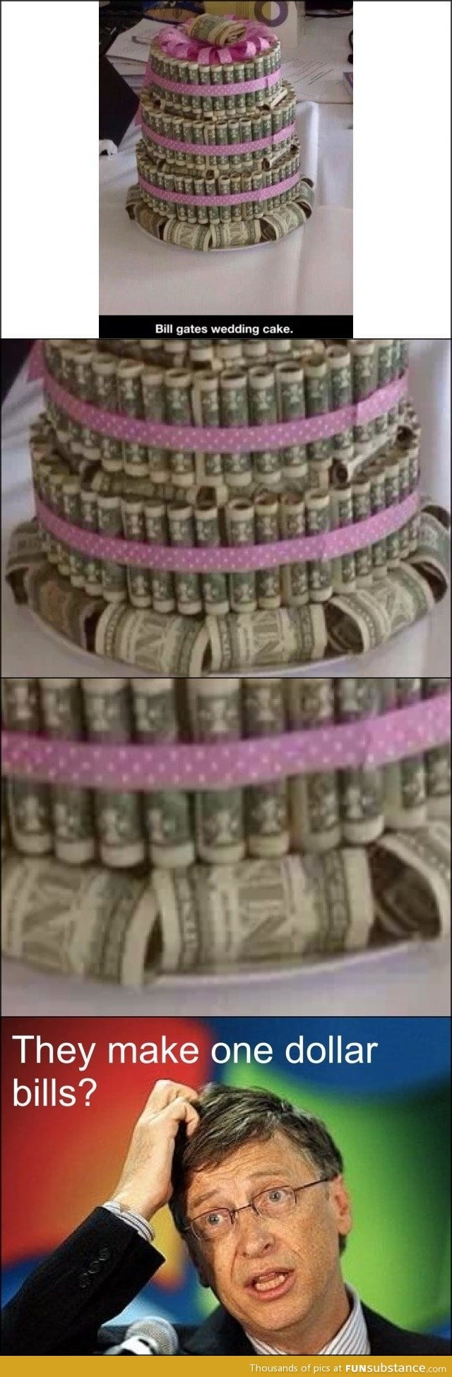 Bill Gates weddig cake