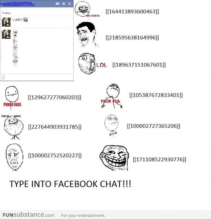 MEME Smileys for Facebook chat