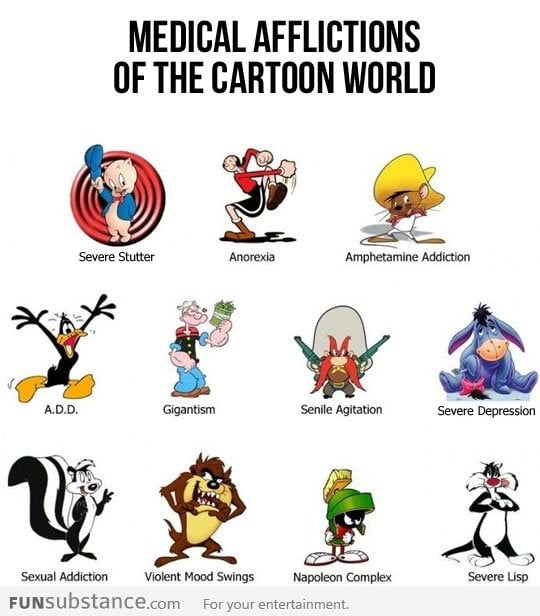 Cartoon World's diseases