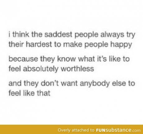 Sad people