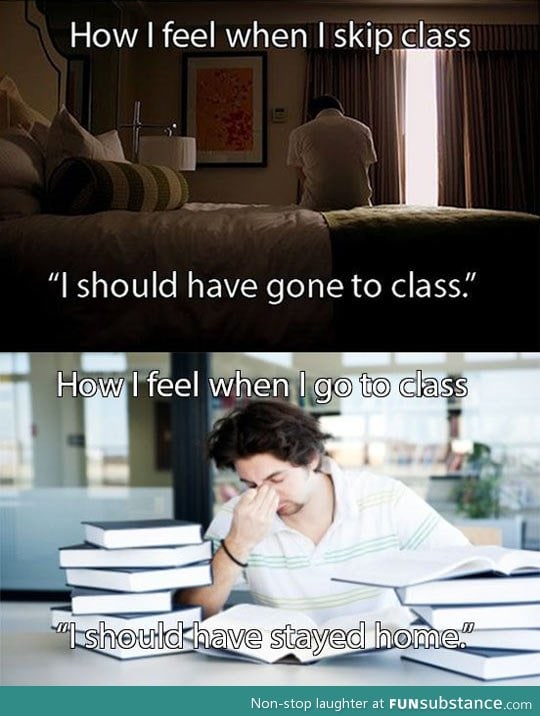 My daily struggle as a student