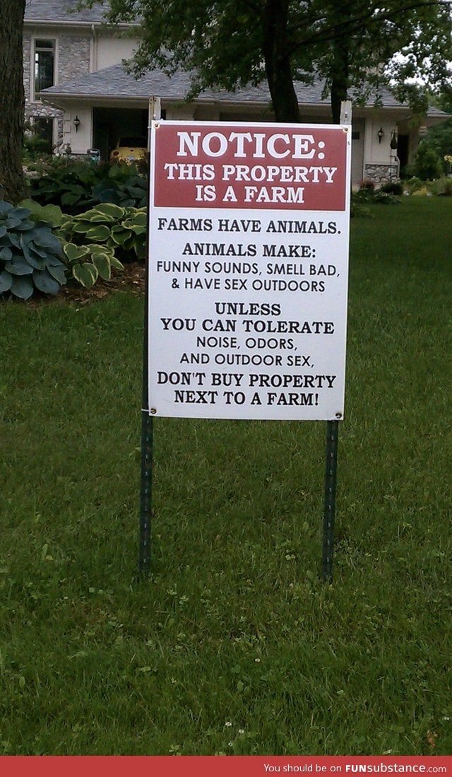 This is a farm!