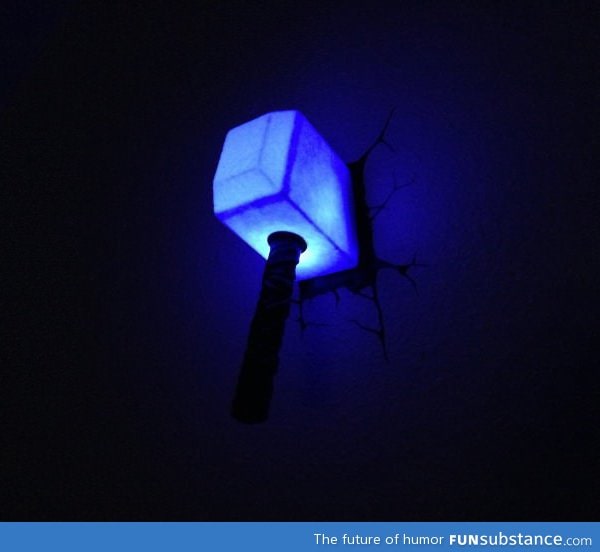 Thor Hammer nightlight