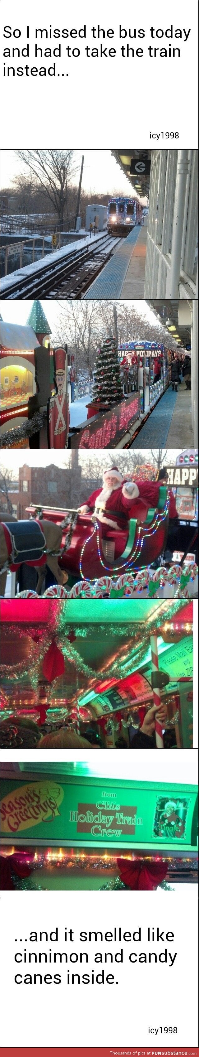 A Christmassy Train