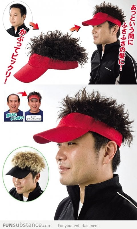 Cool hat to give you hair