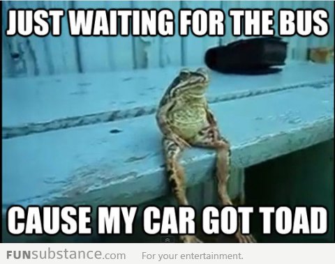 My car got toad