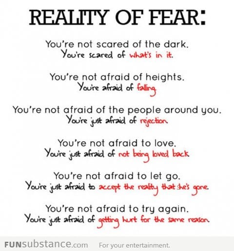 Reality of fear
