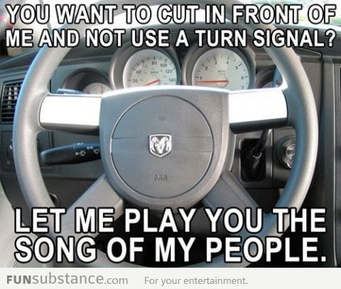 Want to cut in front of me?