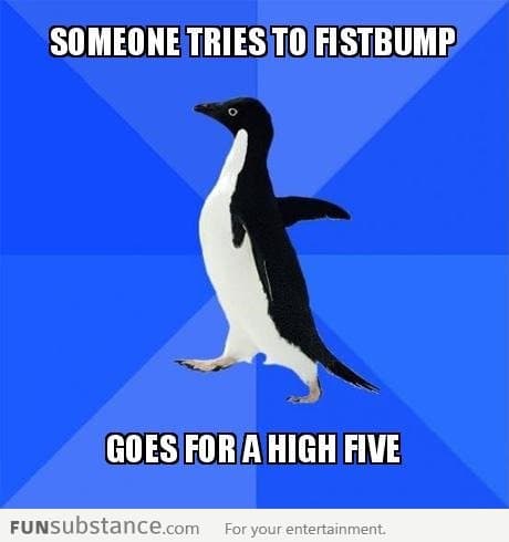 Socially awkward Penguin strikes again!