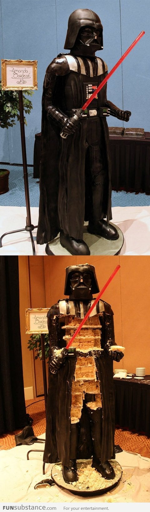 Life size Darth Vader cake!