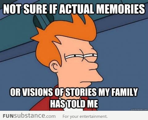 How I feel about my childhood memories