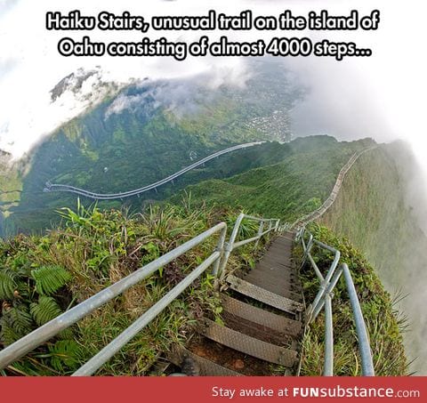 Also known as the Stairway to Heaven