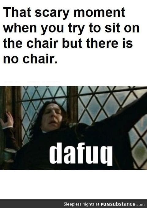 Where's my chair?