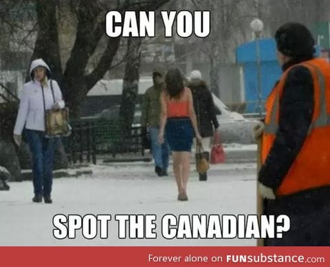 Spot the Canadian