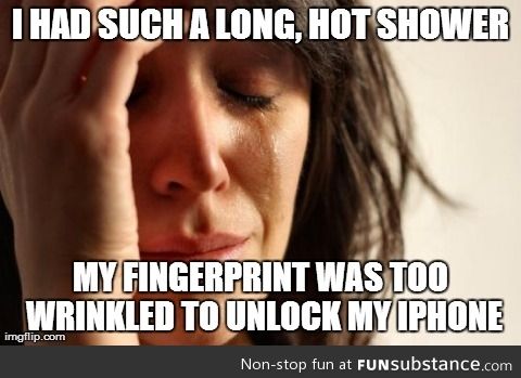 First world problems