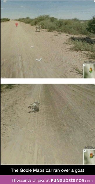 Evil Google street view