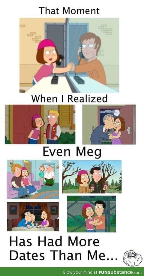 Even meg has more dates than me