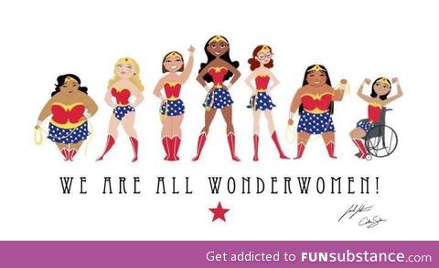 We are all wonderwomen.