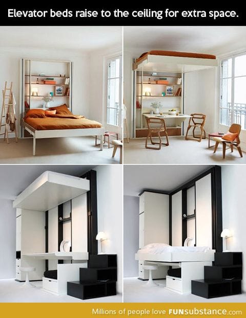 Elevator bed
