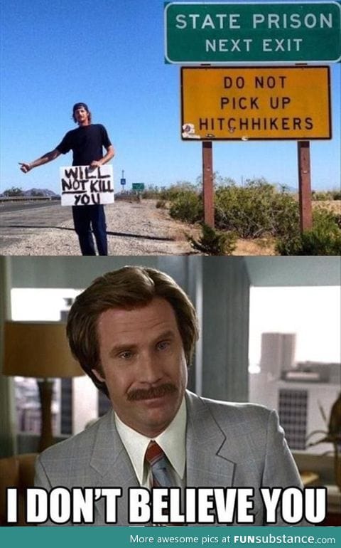 Hitchhikers these days...